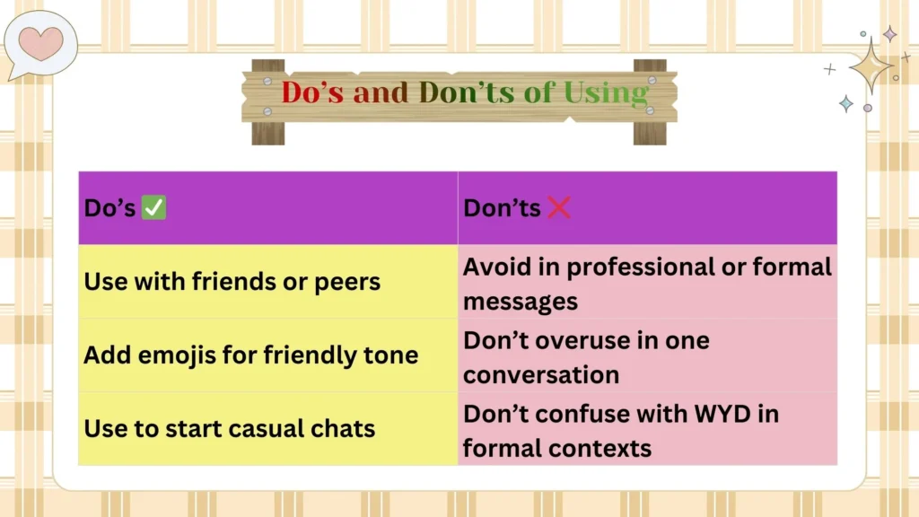 Do’s and Don’ts of Using
