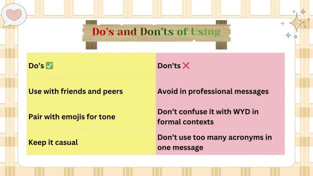 Do’s and Don’ts of Using