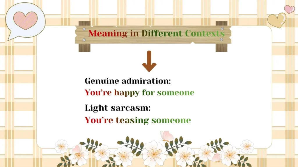 Meaning in Different Contexts