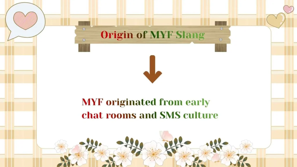 Origin of MYF Slang