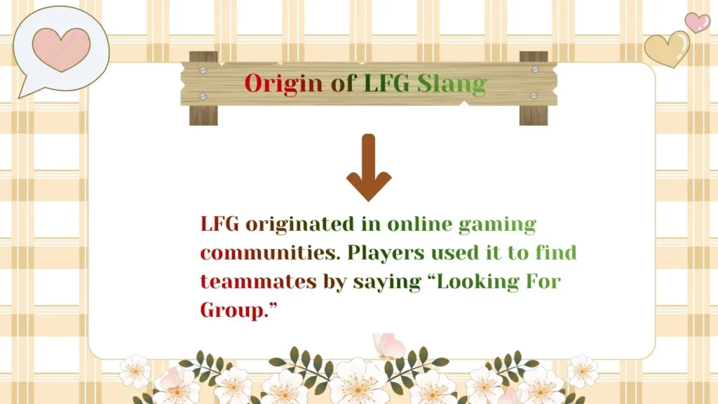Origin of LFG Slang