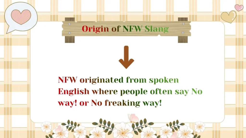 Origin of NFW Slang 