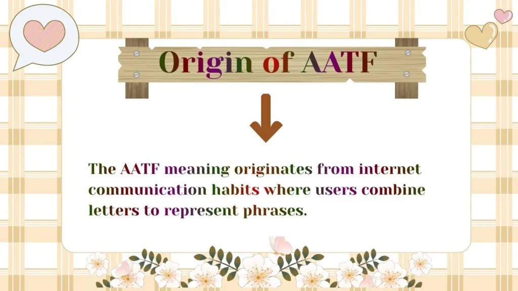 Origin of AATF 