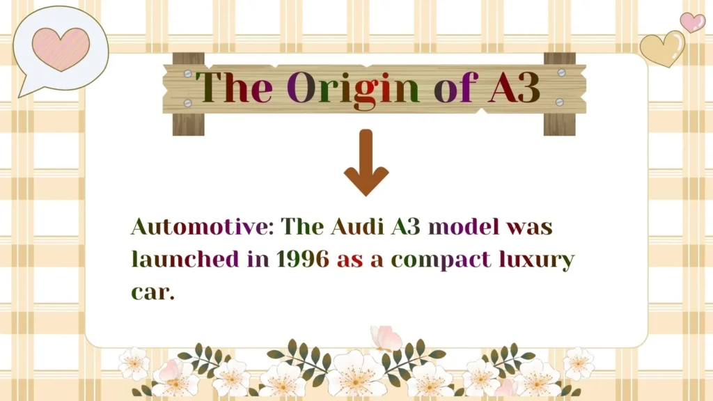 The Origin of A3 