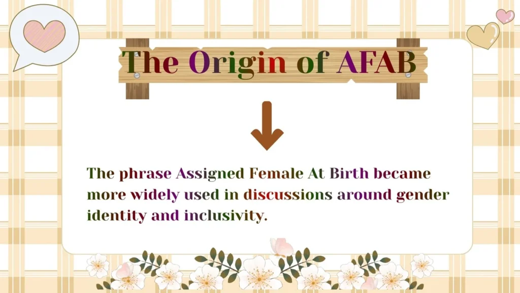 The Origin of AFAB 