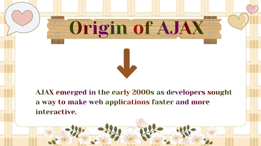 Origin of AJAX