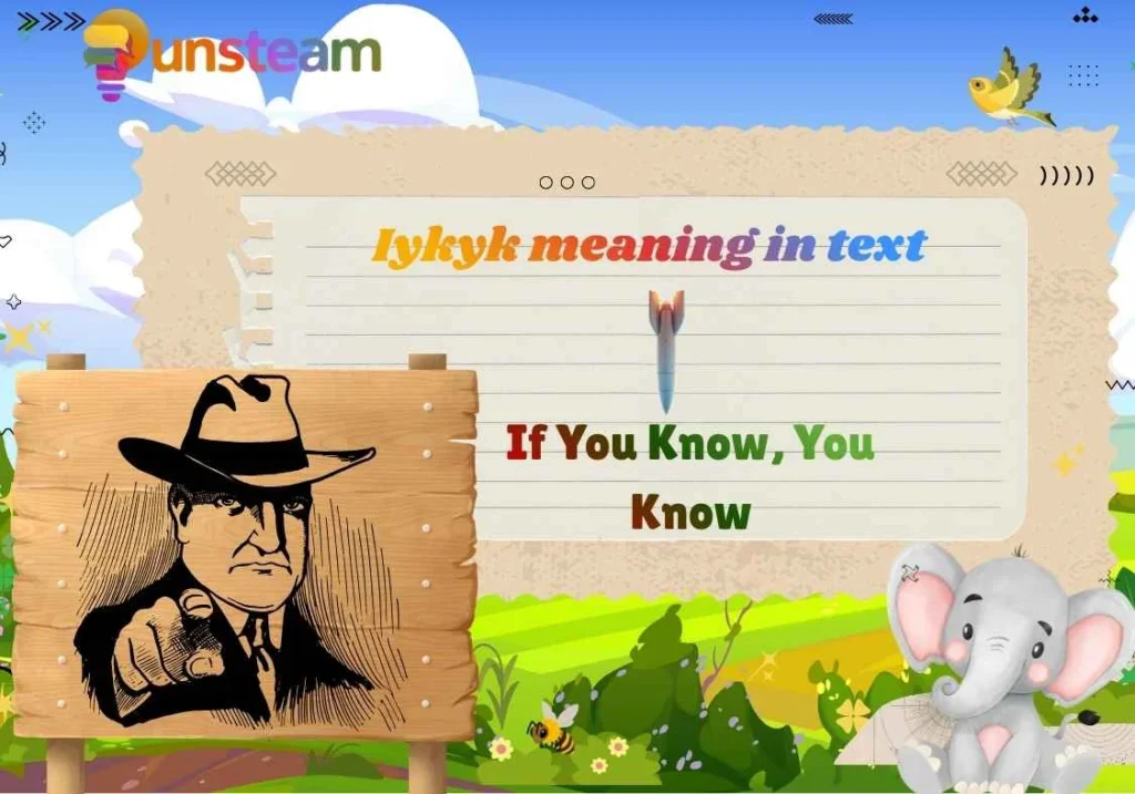 Iykyk meaning in text