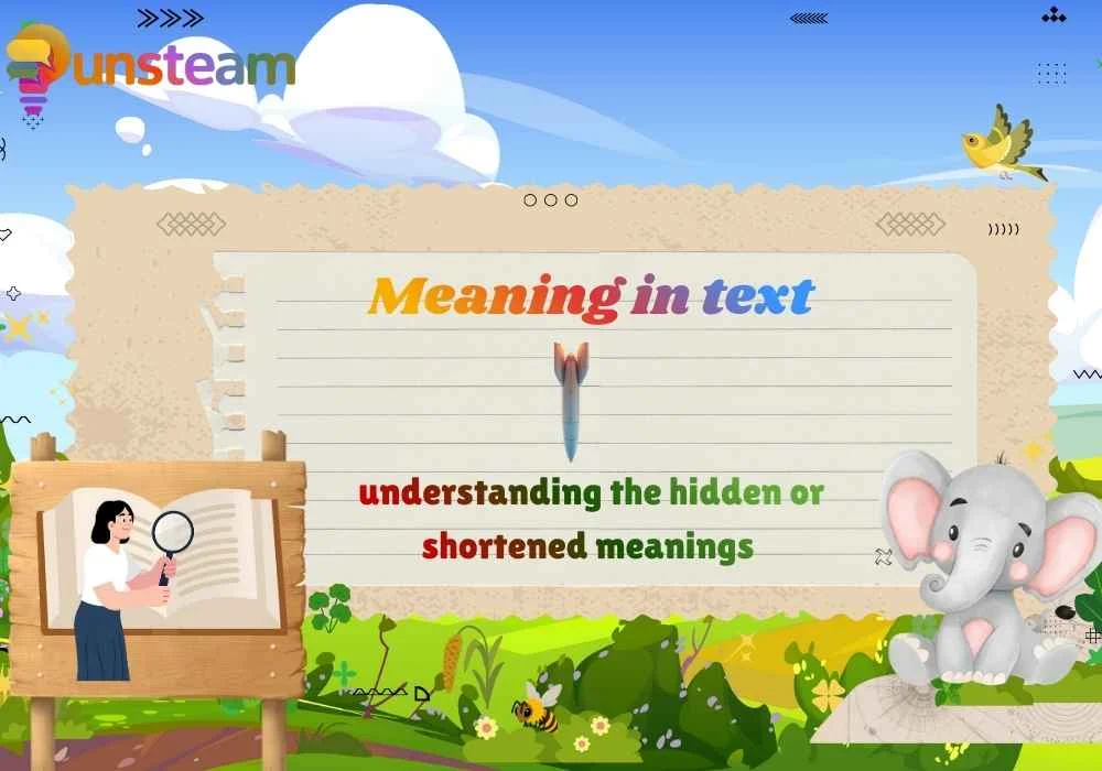 Meaning in text