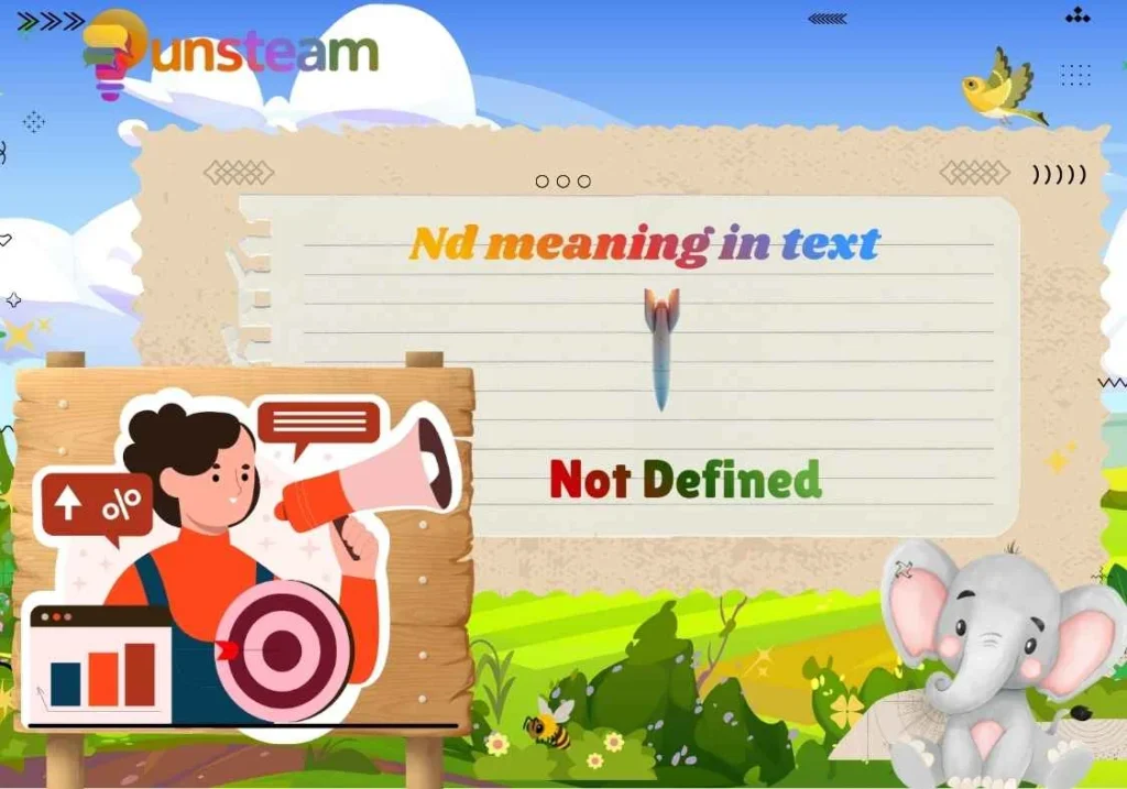 Nd meaning in text