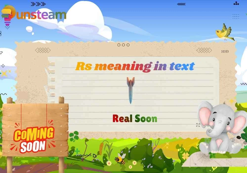 Rs meaning in text
