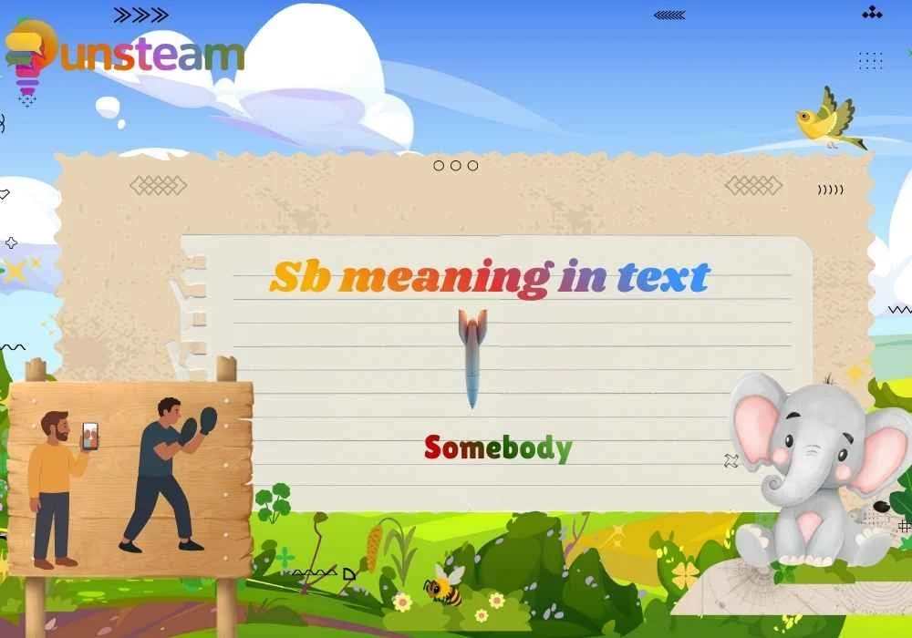 Sb meaning in text