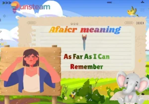 Afaicr meaning